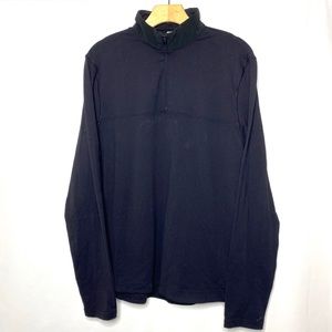 Lululemon Black 1/4 Zip Pullover Long Sleeve